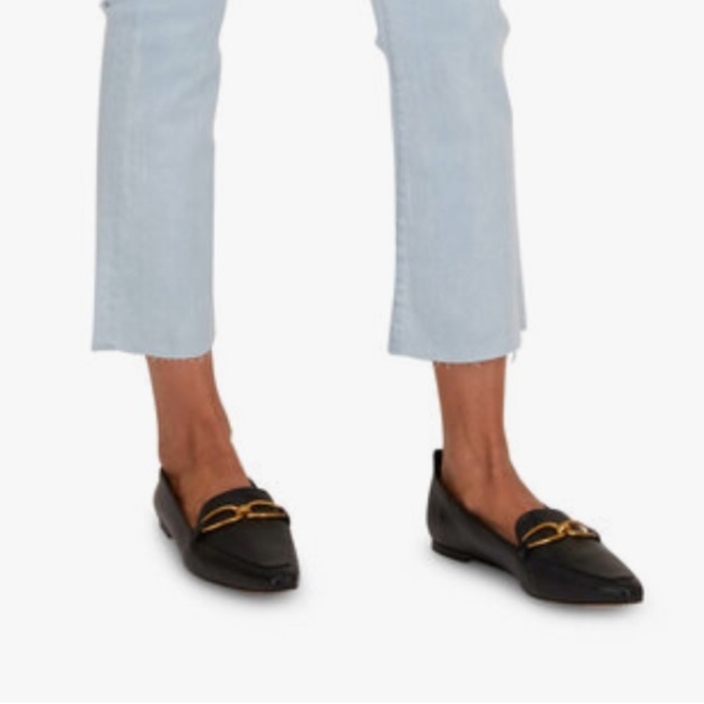 VERONICA BEARD Champlain Black Chain Flat - image 1